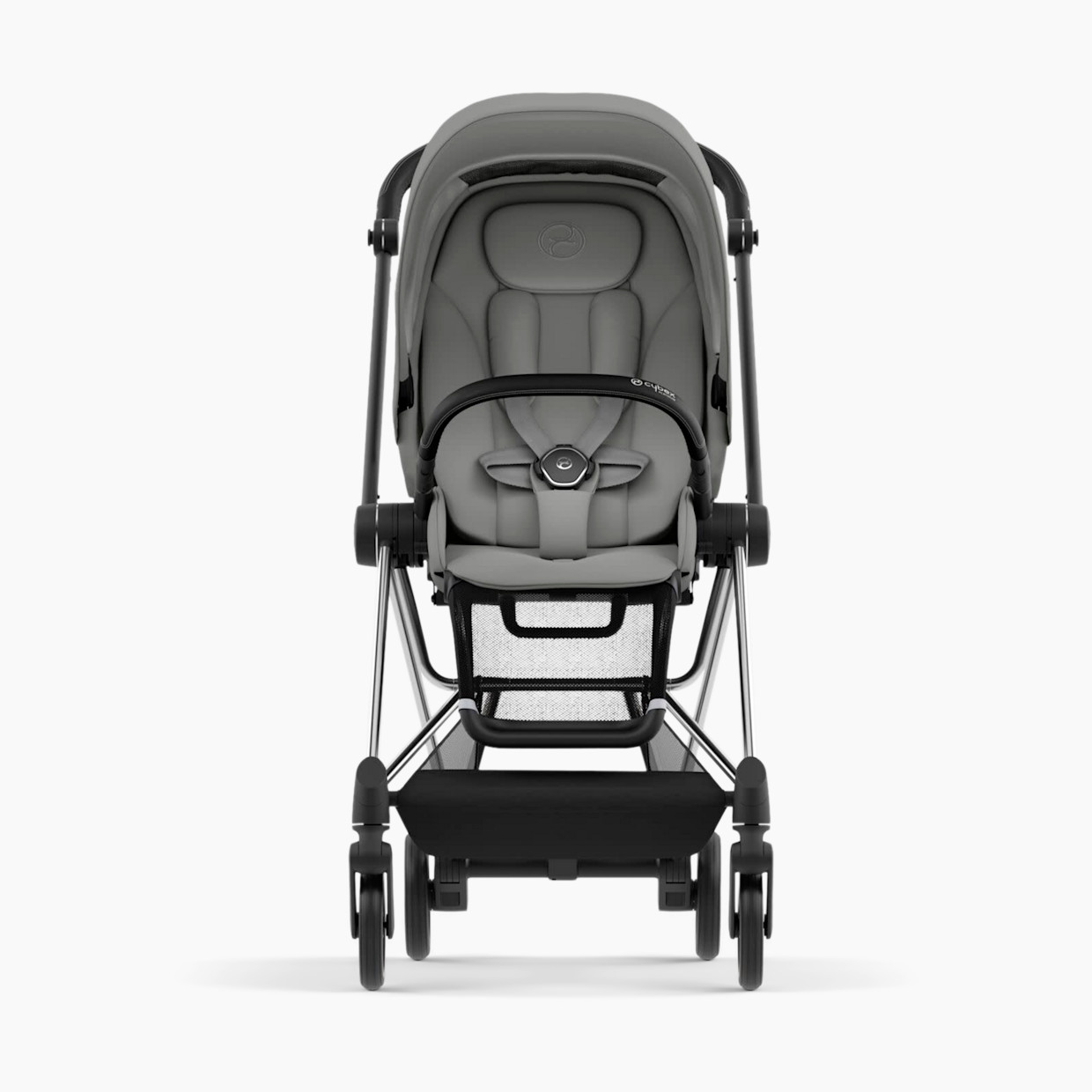 Cybex MIOS 3 Stroller Chrome Frame Seat Pack - Mirage Grey.