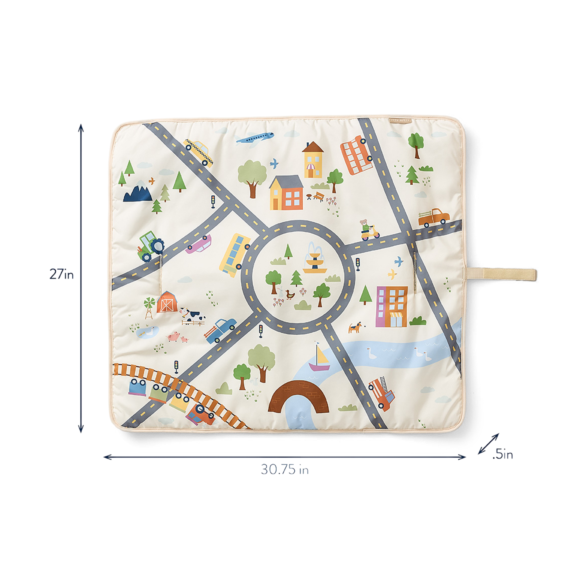 Itzy Ritzy Itzy Wagon Play Mat - Multi-Color.