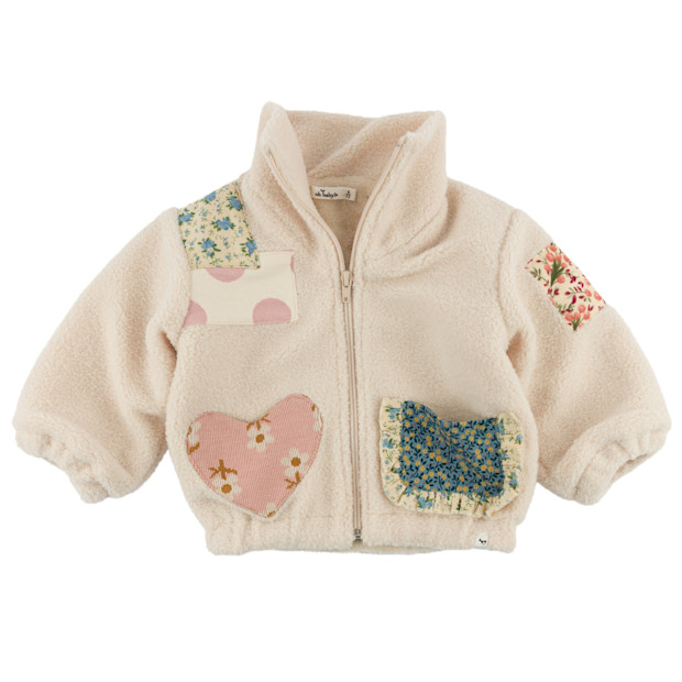 oh baby! Patchwork Sherpa Faux Fur Tahoe Jacket.