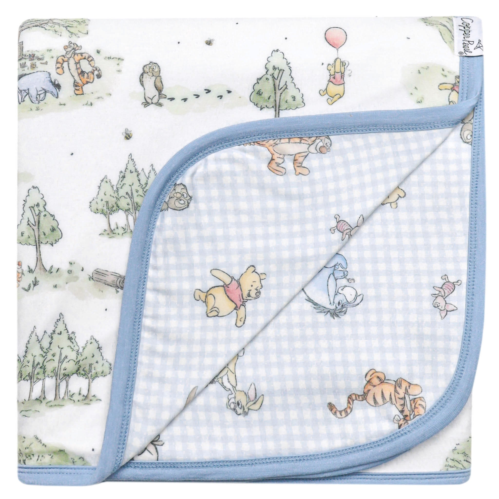 Hundred Acre Wood Three-Layer Quilt.