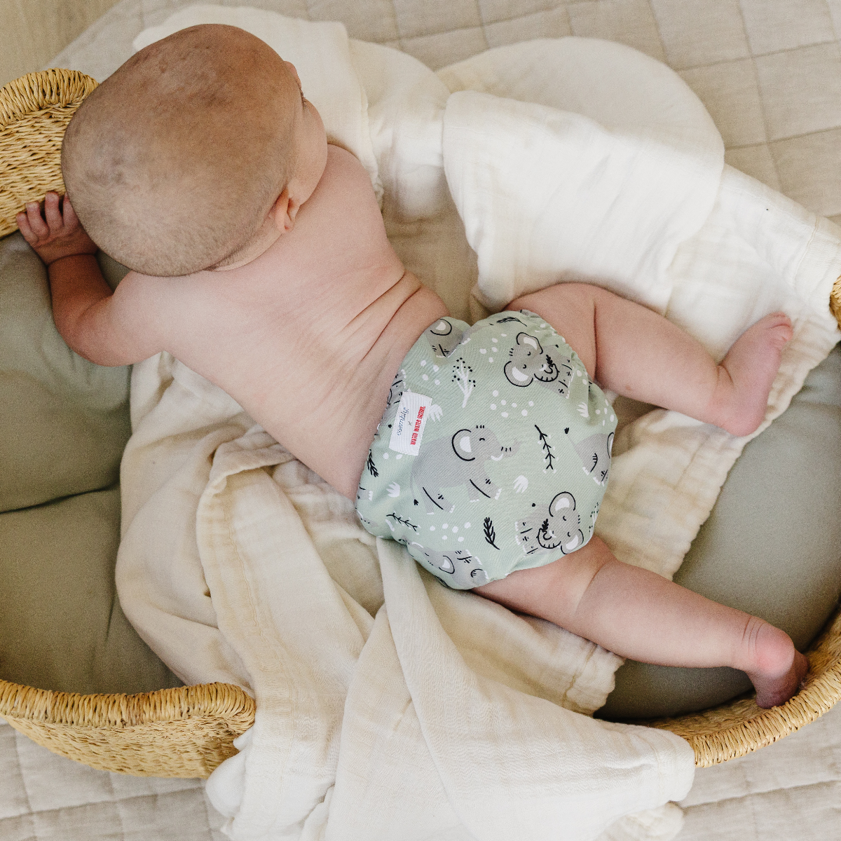 Esembly Part-Time Cloth Diapering Starter Kit - Size 1 (7-17 Lbs).