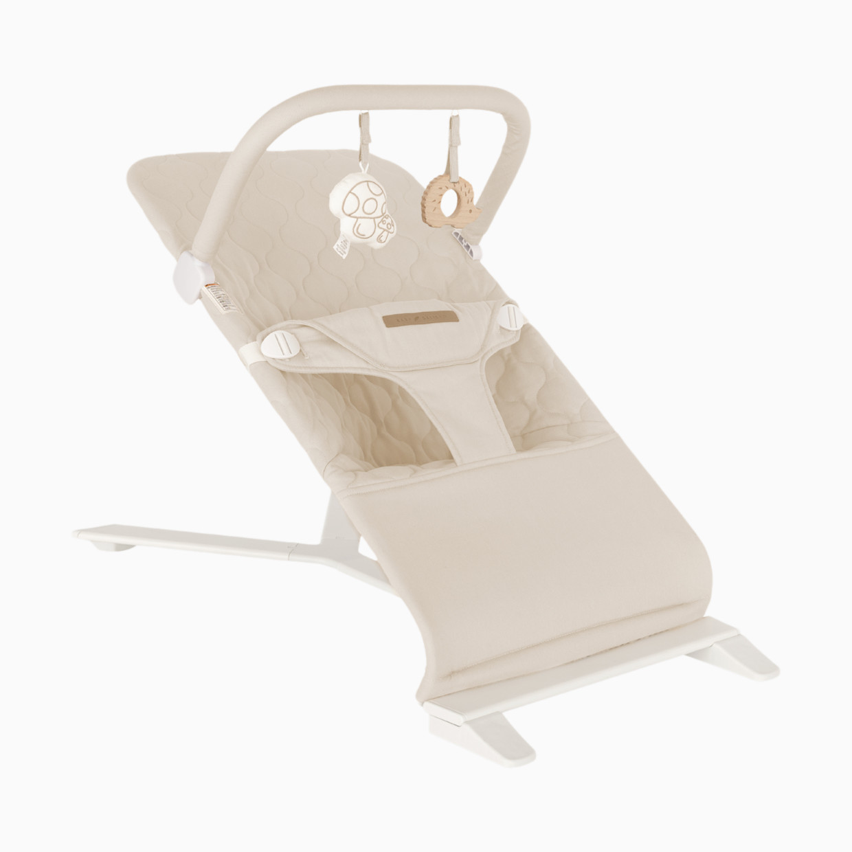 Baby Delight Alpine Organic Deluxe Portable Bouncer - Organic Sesame.