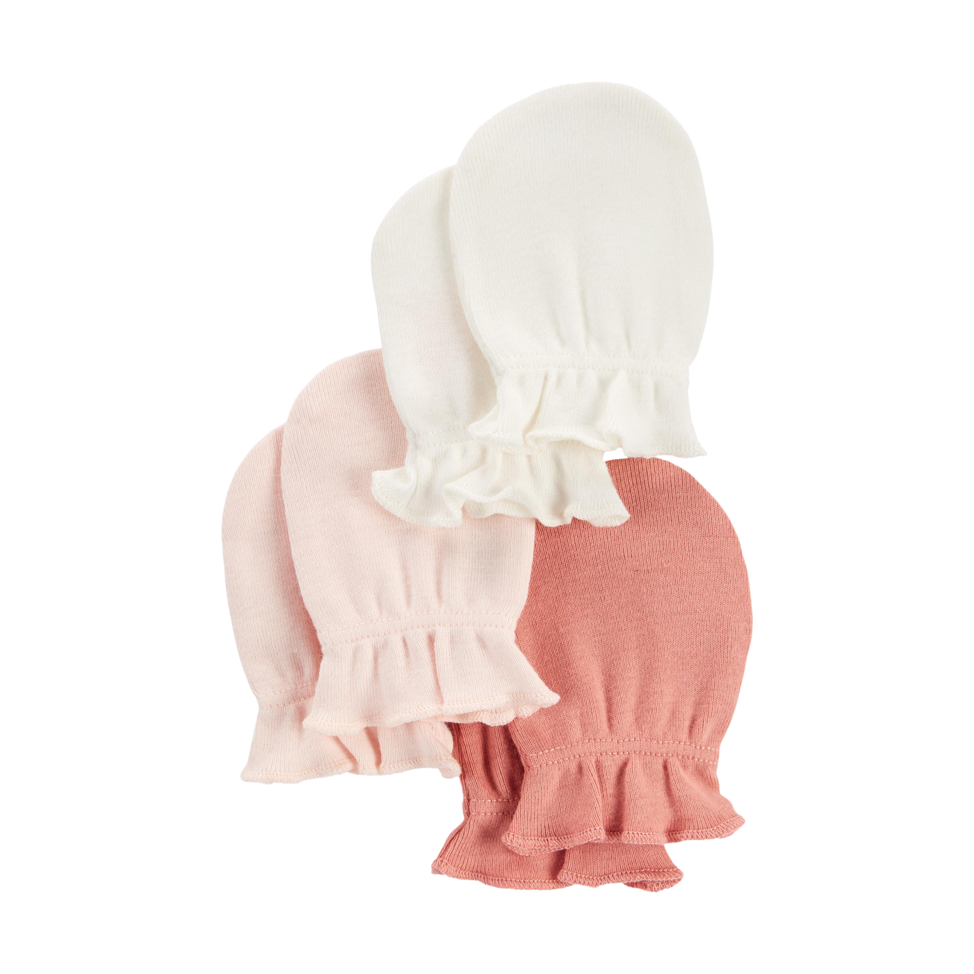 Carter's 3Pack Mittens Pink, 03 M Babylist Shop