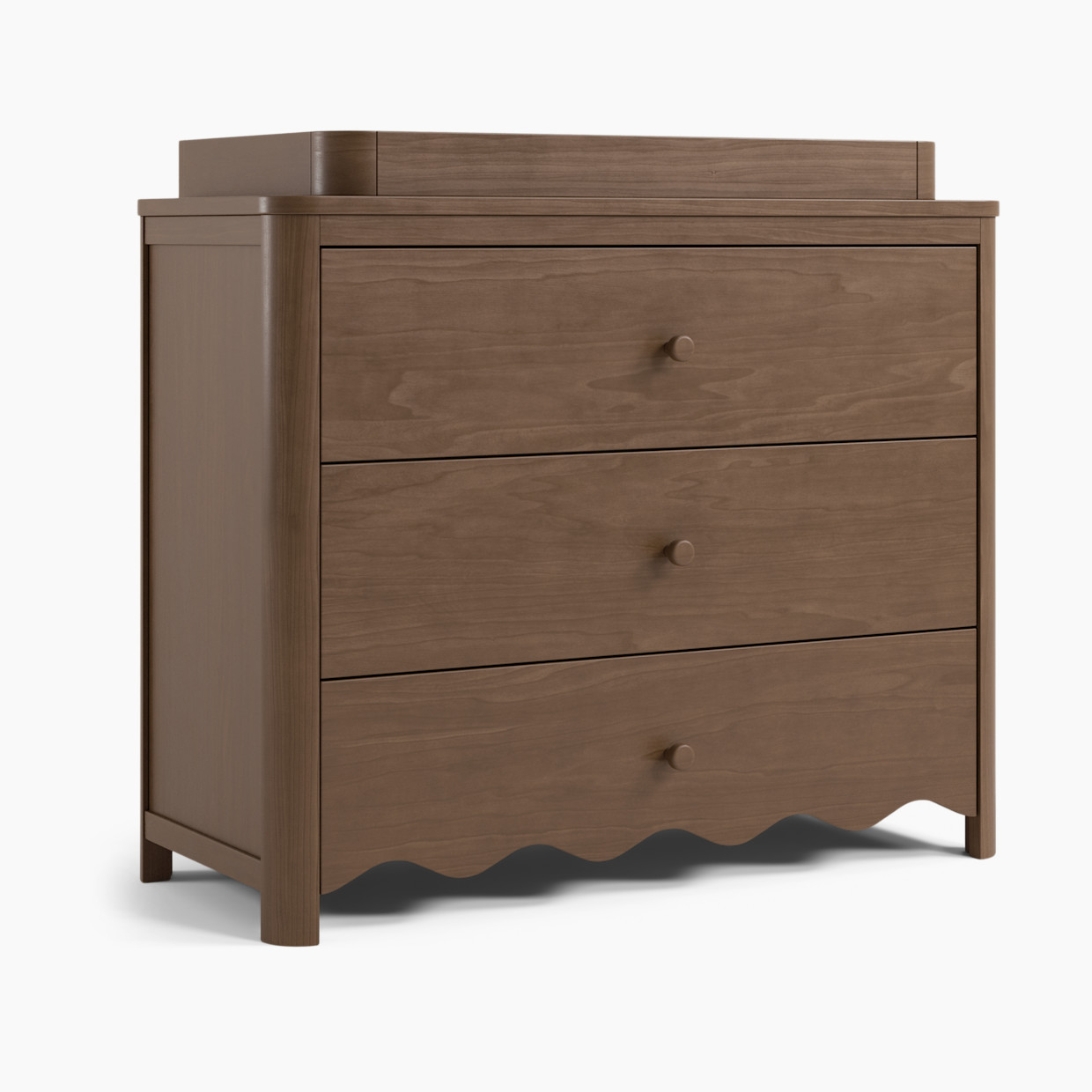 Storkcraft Casablanca 3 Drawer Chest with Removable Changing Table Topper - Hazelnut.