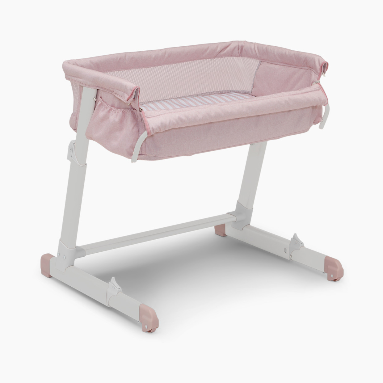 Delta Children babyGap Whisper Bedside Bassinet Sleeper Pink Stripes Babylist Shop