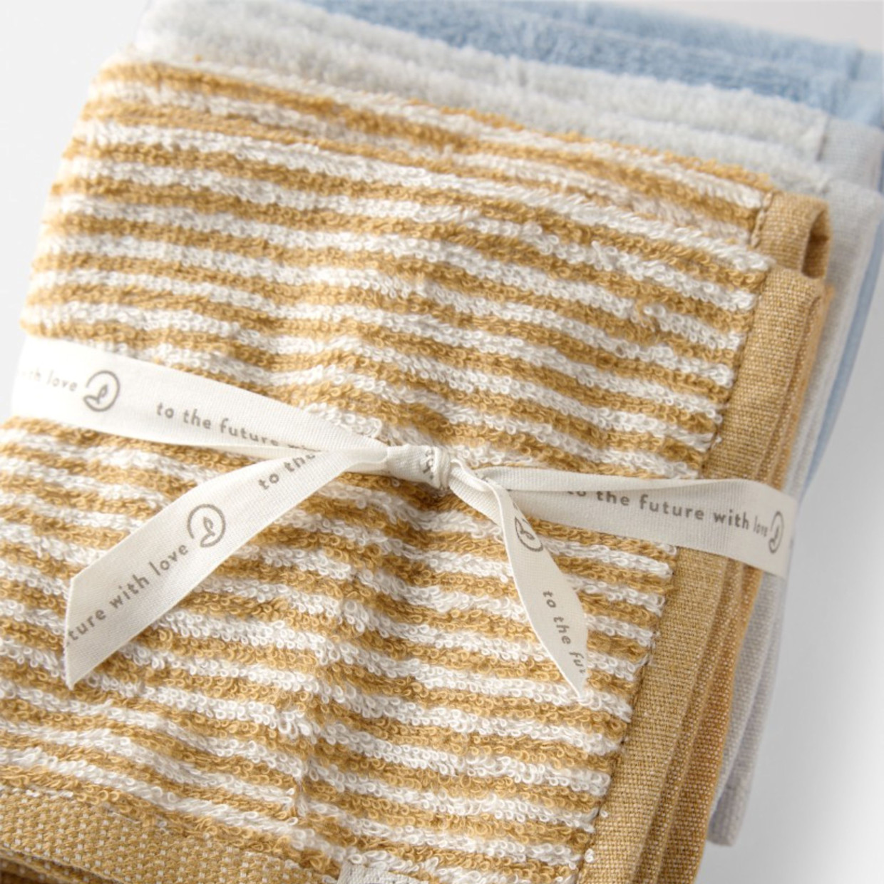 Carter's 6-Pack Organic Cotton Washcloths - Gray.