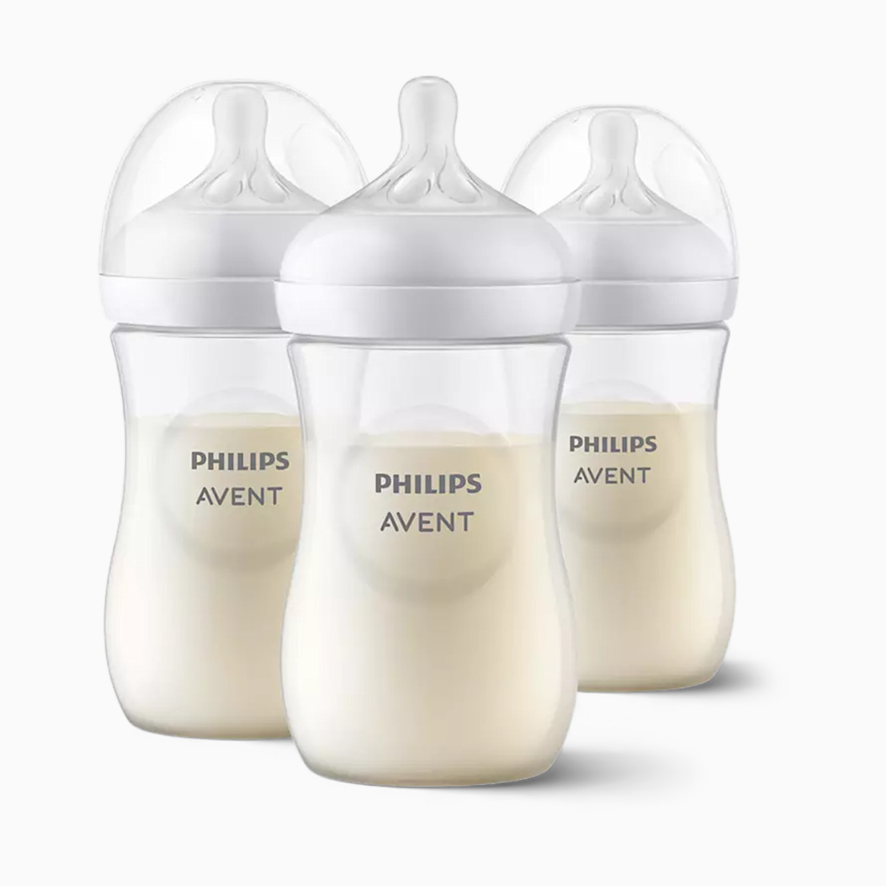 Philips Avent Natural Baby Bottle with Natural Response Nipple - Clear, 9 Oz, 3.
