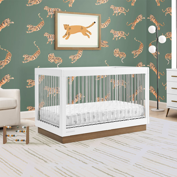 Delta Children James Acrylic 4-in-1 Convertible Crib.