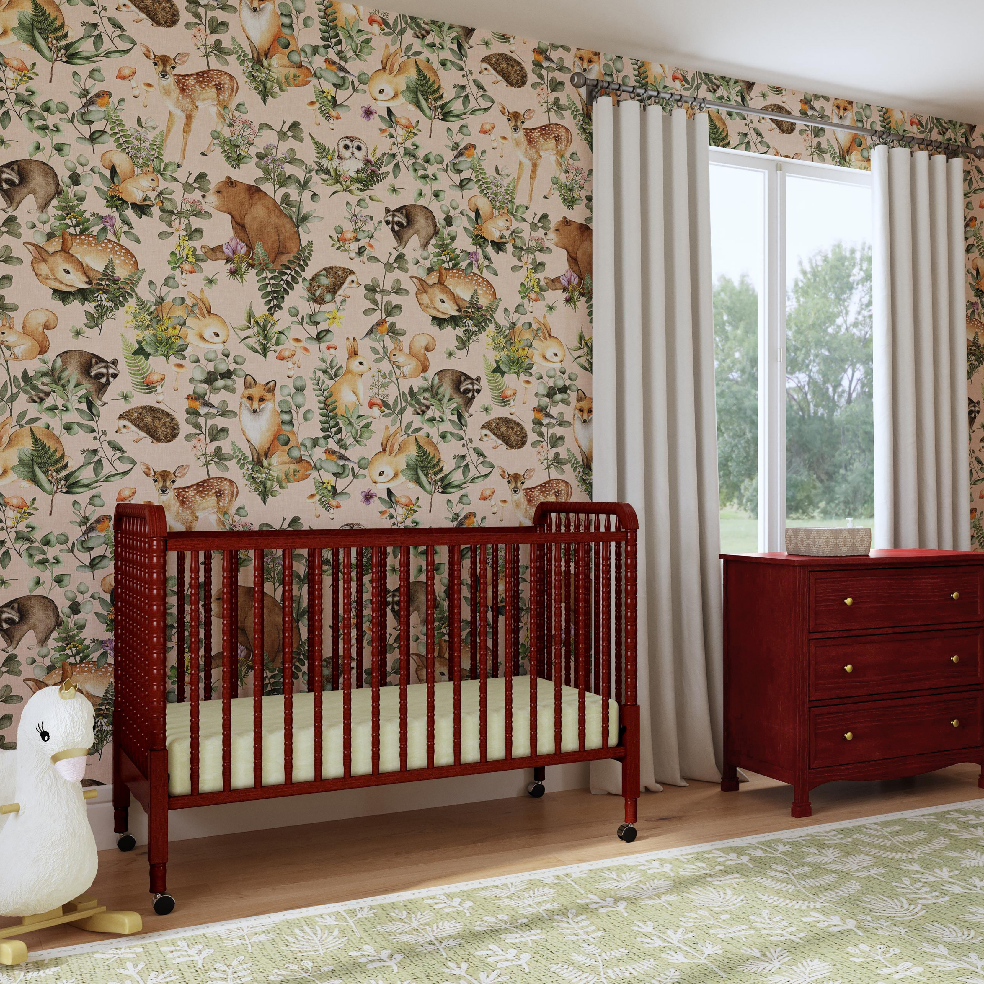 daVinci Jenny Lind 3-in-1 Convertible Crib - Cherry.