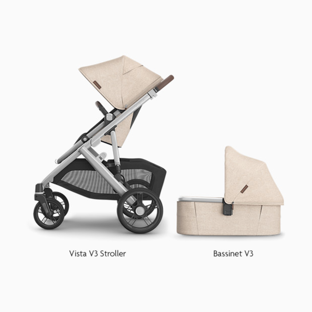 UPPAbaby Vista V3 Stroller & V3 Bassinet Bundle.