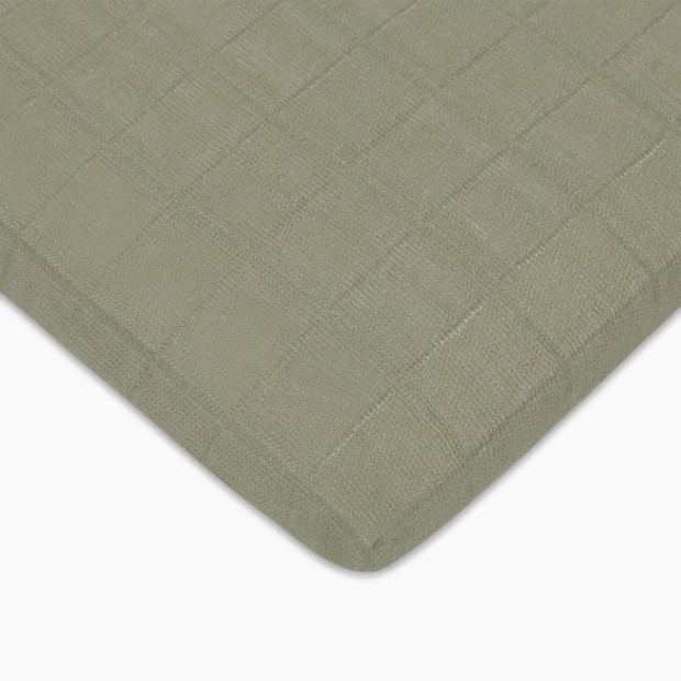 babyletto All-Stages Organic Muslin Cotton Bassinet Sheet.