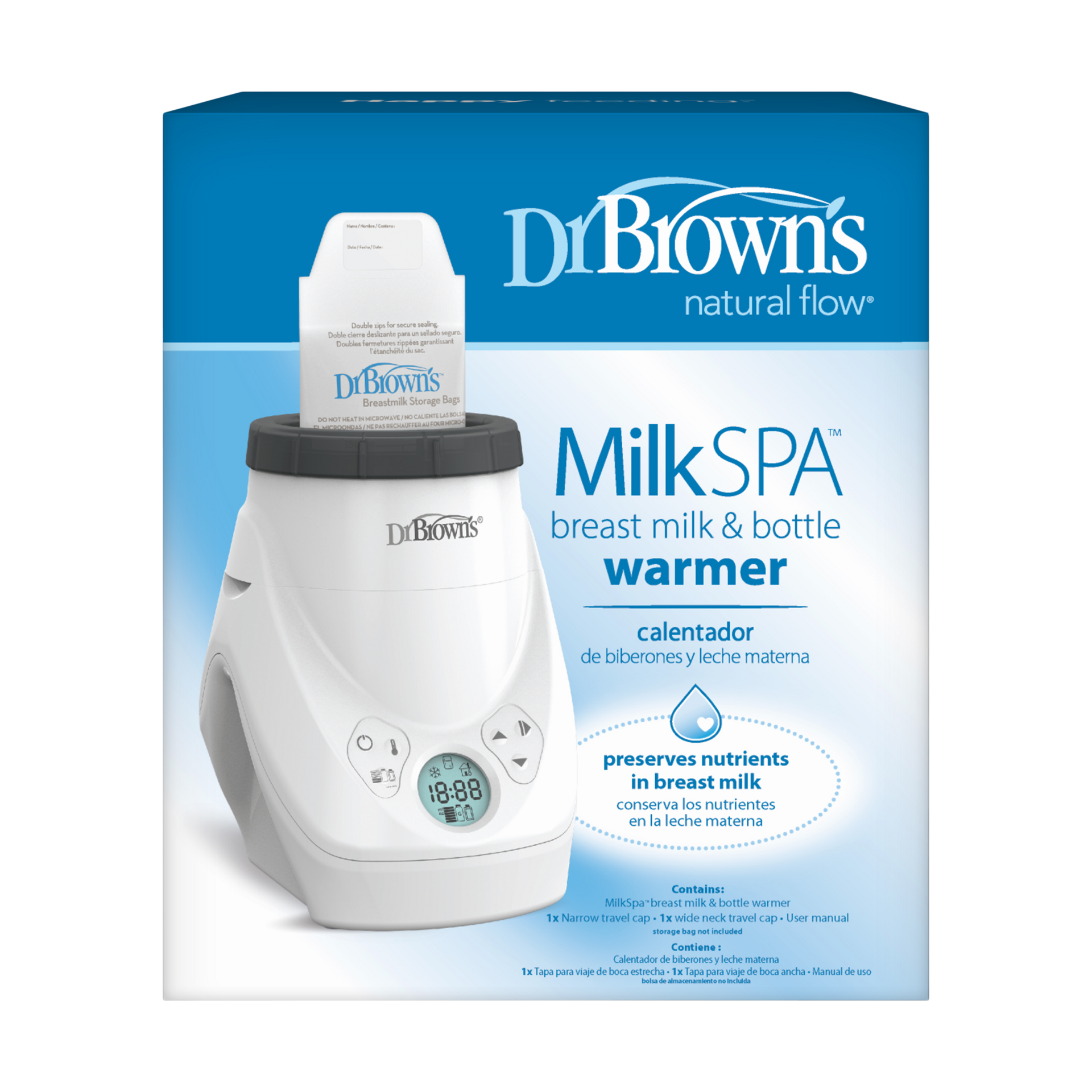Dr. Brown's MilkSpa Breast Milk and Bottle Warmer.
