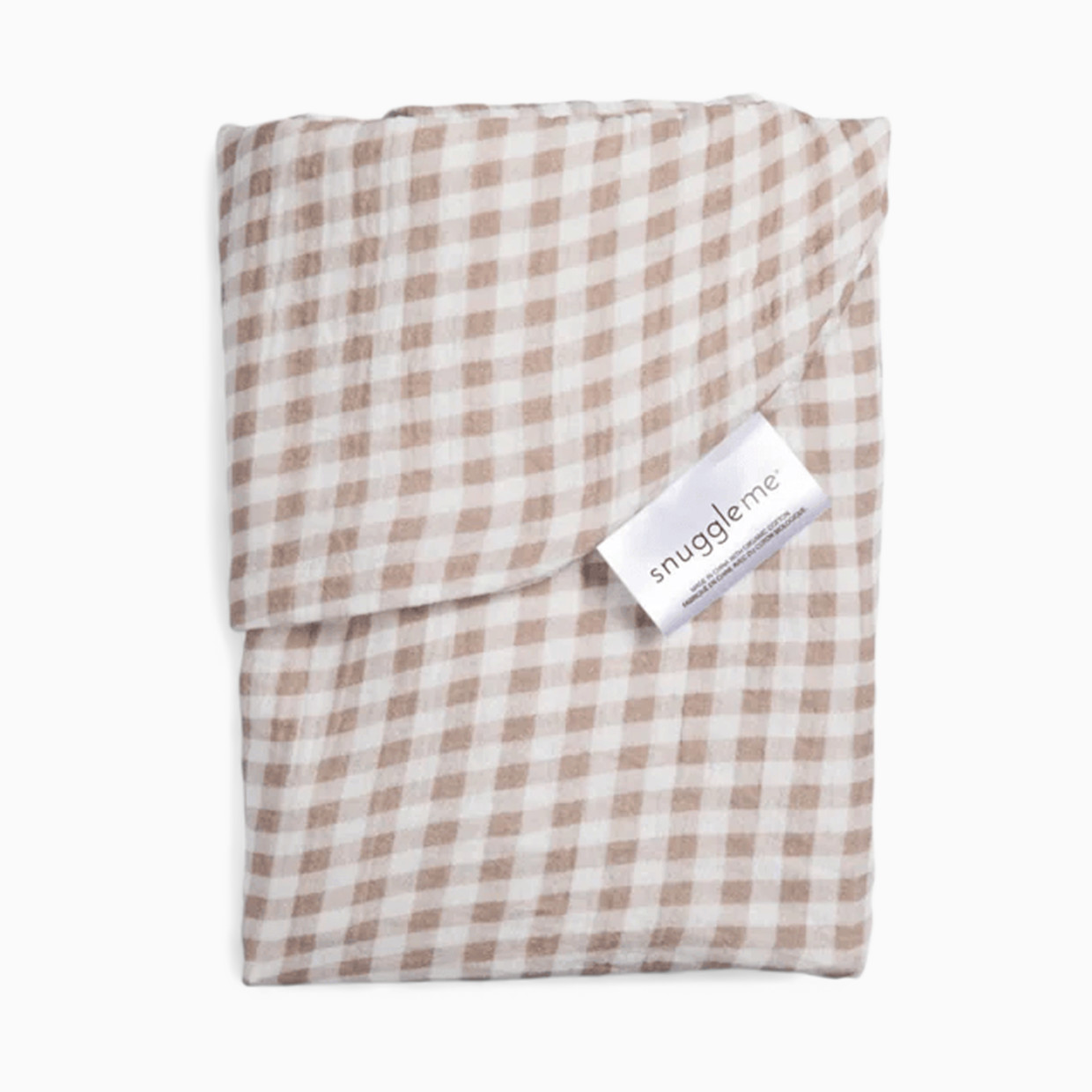 Snuggle Me Organic SMO Lounger Cover Muslin - Gingham.