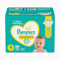 Free Shipping! Pampers Diapers Size 4 with Leak Protection, Wetness Indicator, Hypoallergenic, Skin Healthy