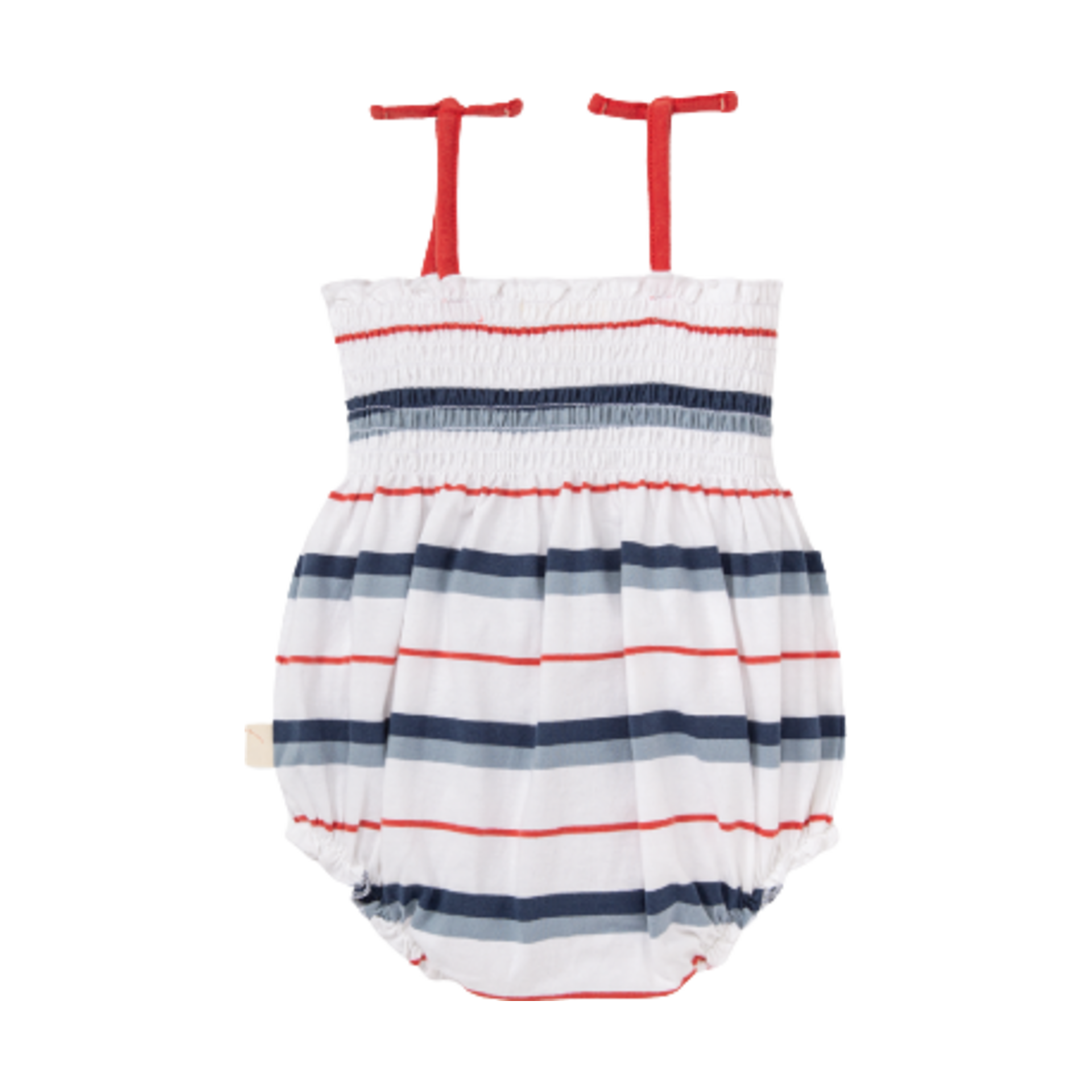 Burt's Bees Baby Organic Cotton Romper Jumpsuit Nautical Stripe, 03