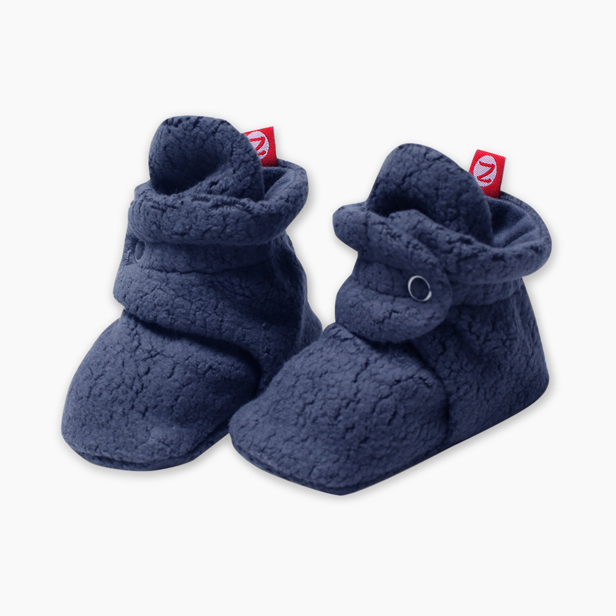 Zutano Cozie Fleece Bootie - Denim Navy, 6 M.