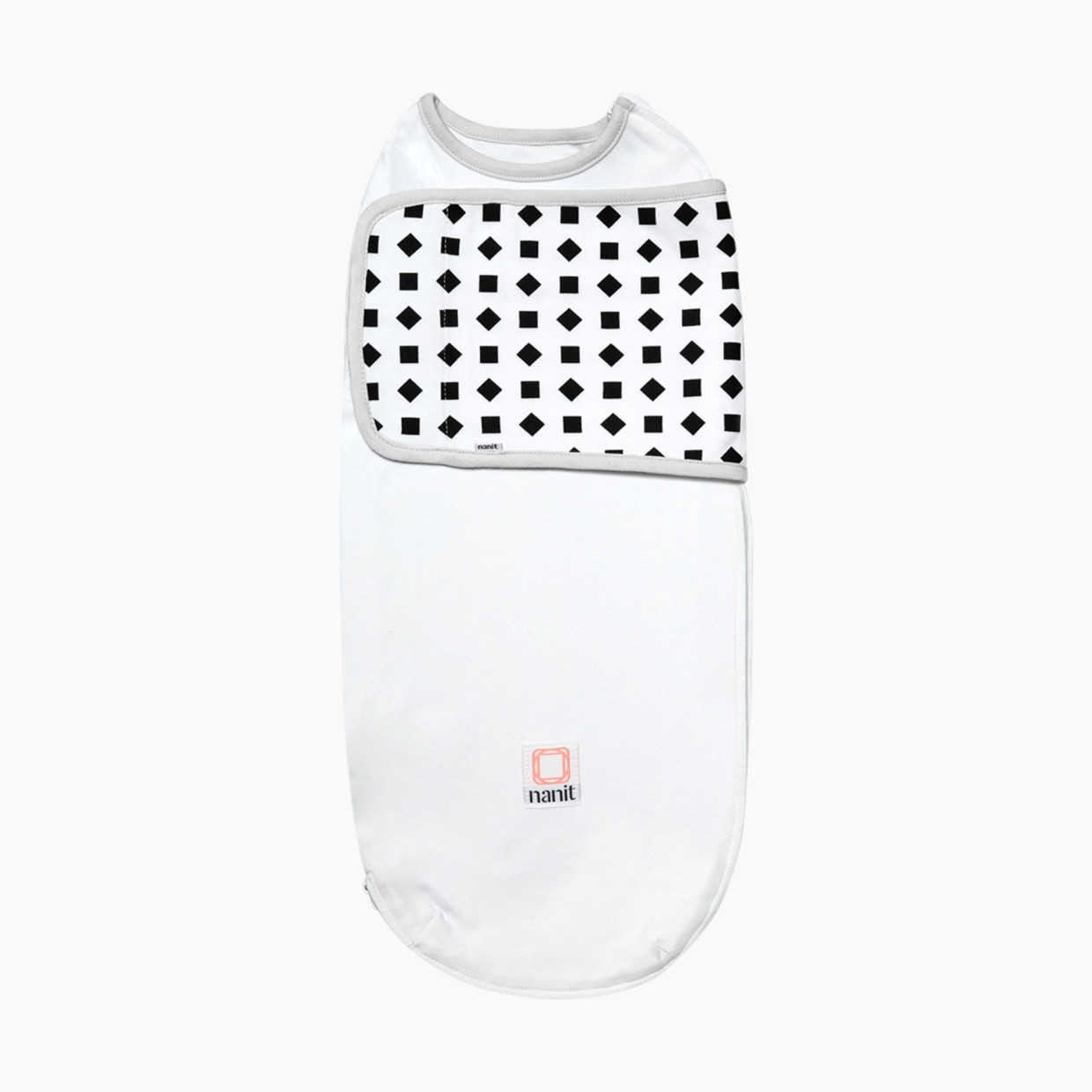 Nanit Breathing Wear Swaddle - White, 3-6 Months.