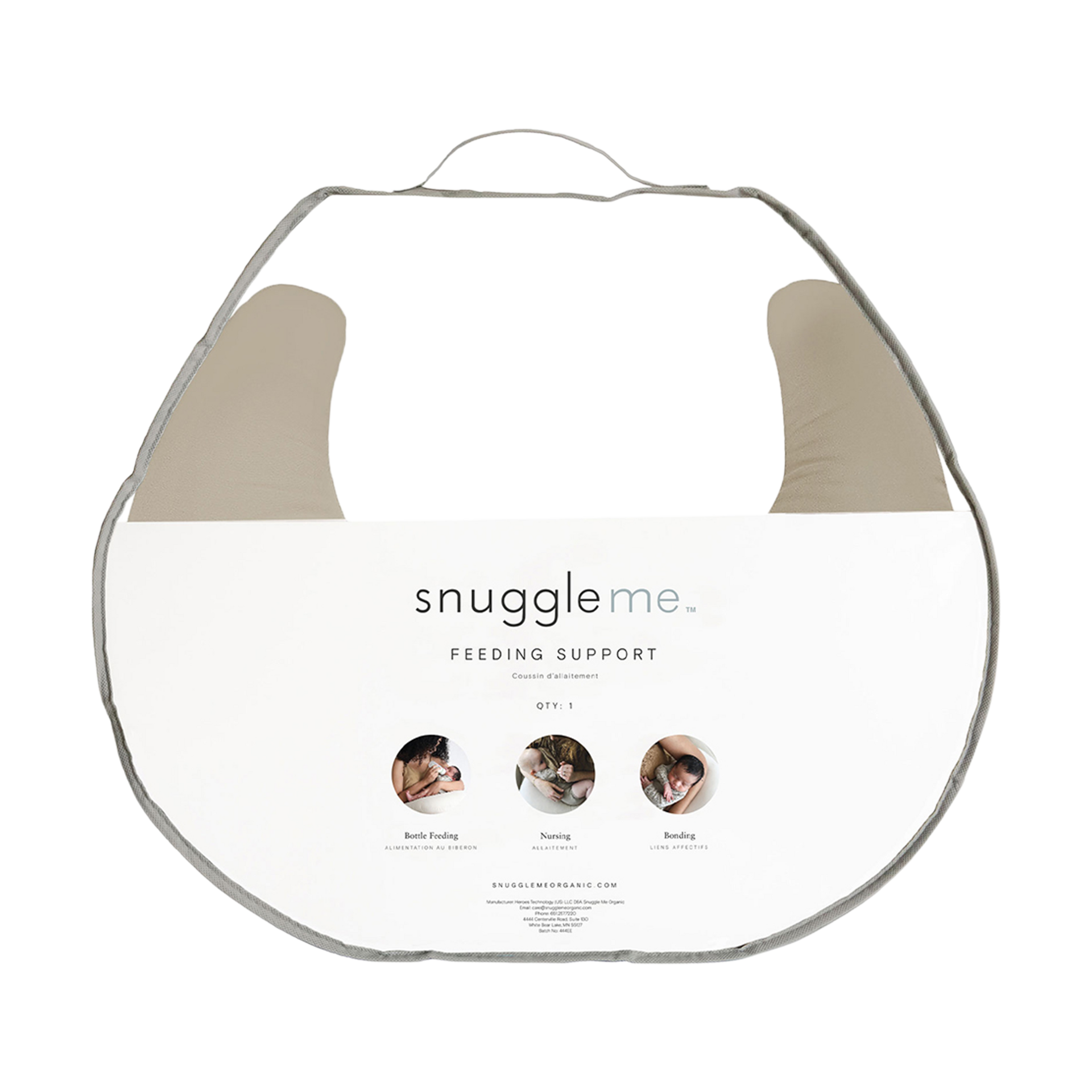 Snuggle Me Organic Feeding Support - Birch.