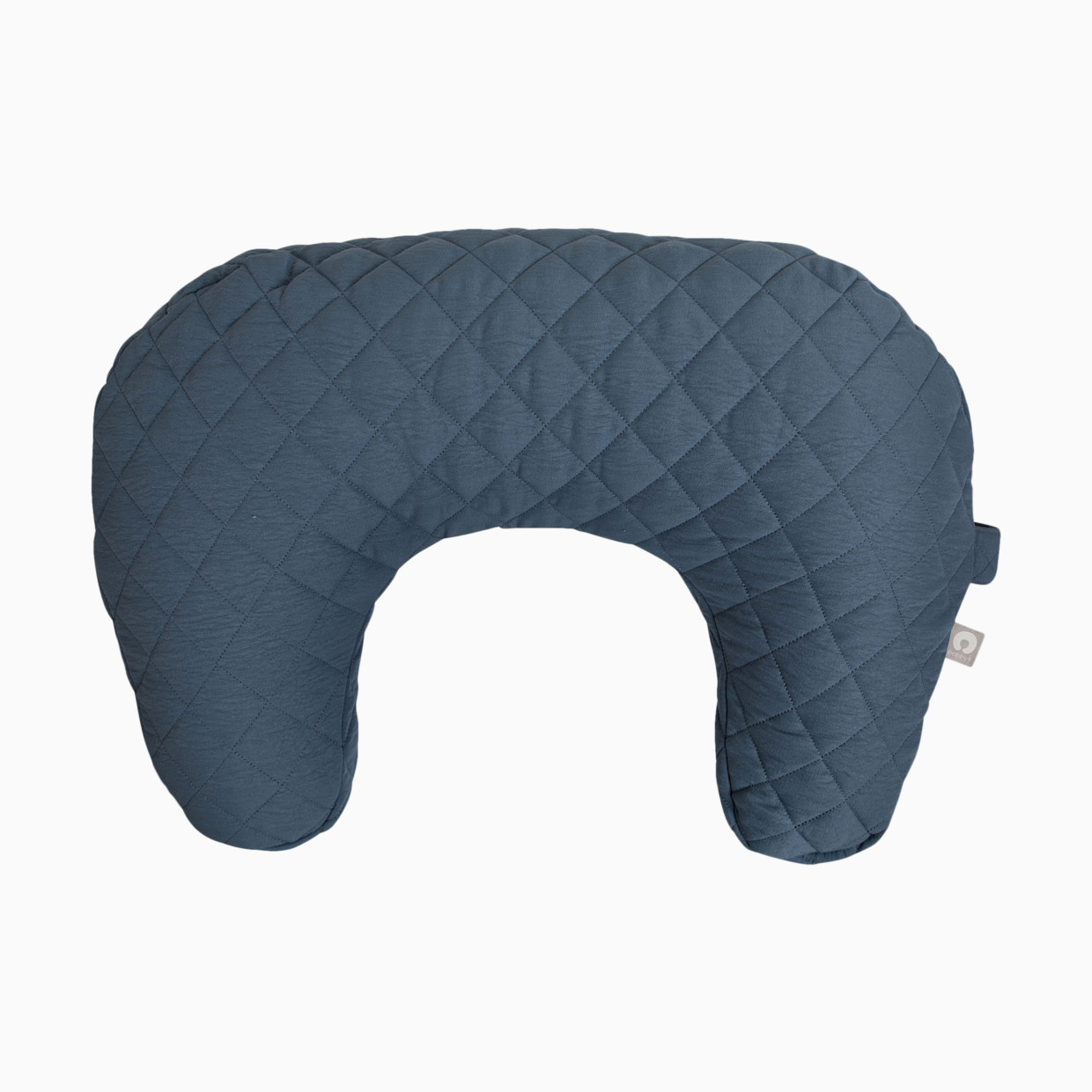 Boppy Nursing Pillow with Luxe Fabric Cover - Slate Blue Quilt.