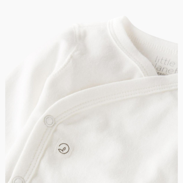 Carter's Little Planet Organic Cotton Wrap Bodysuits (3 Pack) - Cream, 3 M.