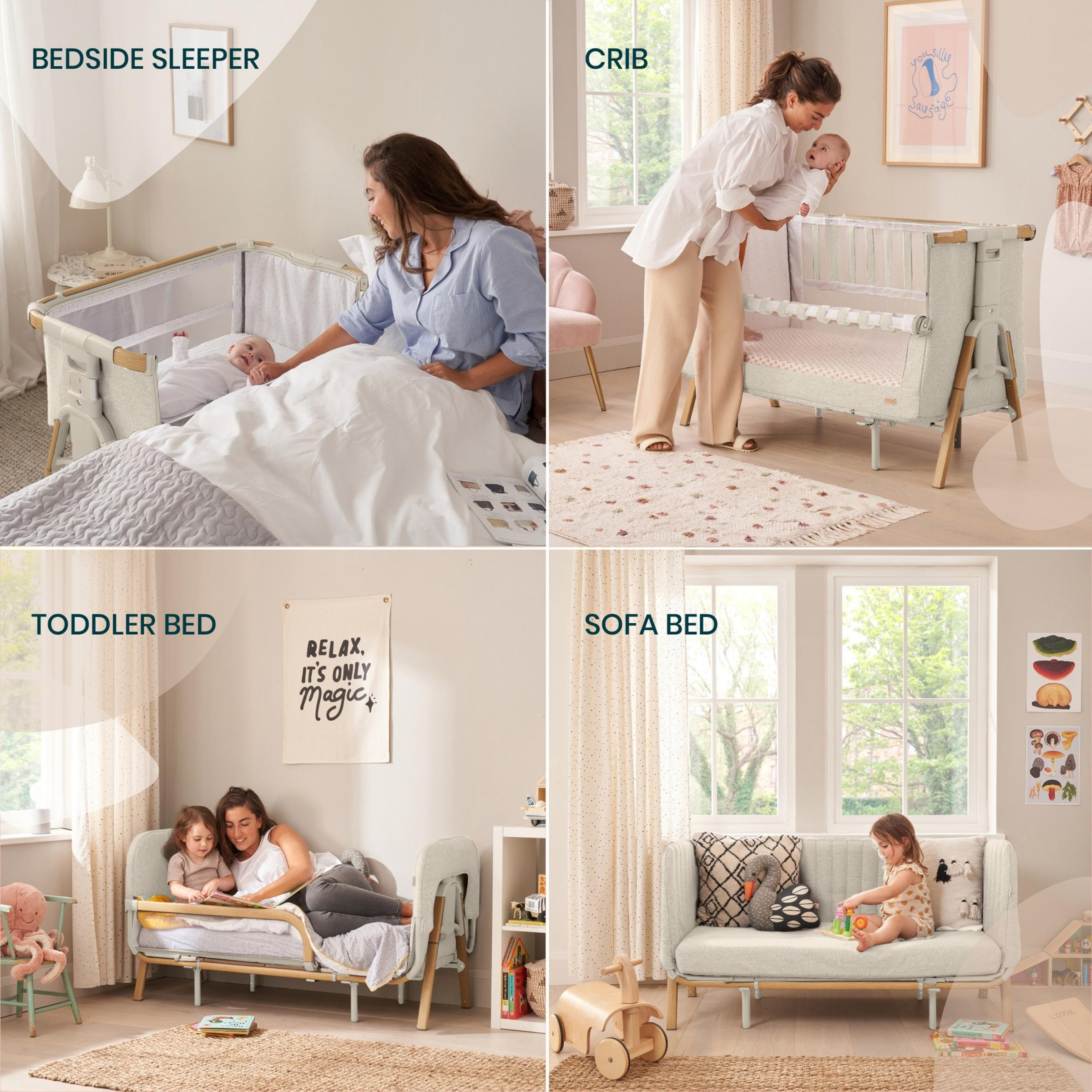 Tutti Bambini CoZee XL Complete Birth to 4+ Years Bundle - Oak/Ecru.