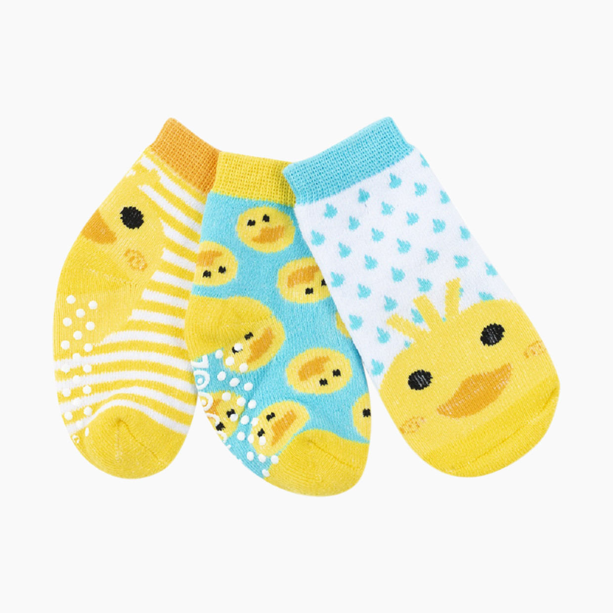 ZOOCCHINI Socks (3 Pack) - Duck, 0-24 Months.