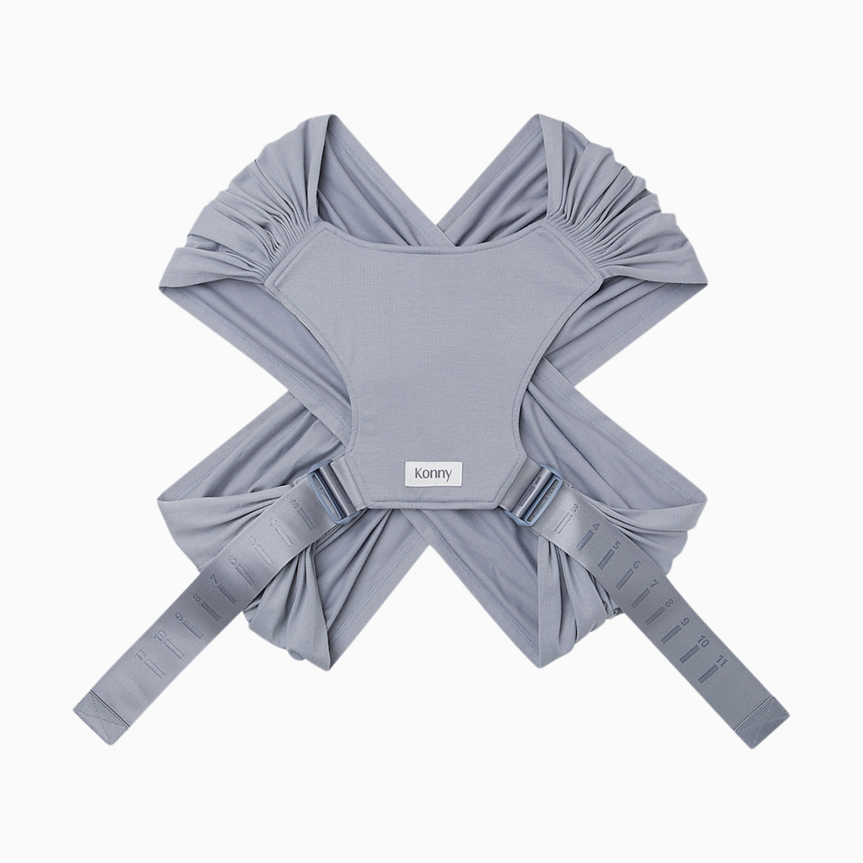 Konny Baby Wrap Carrier Flex SoftBreeze - Blue Grey, M-4 XL.