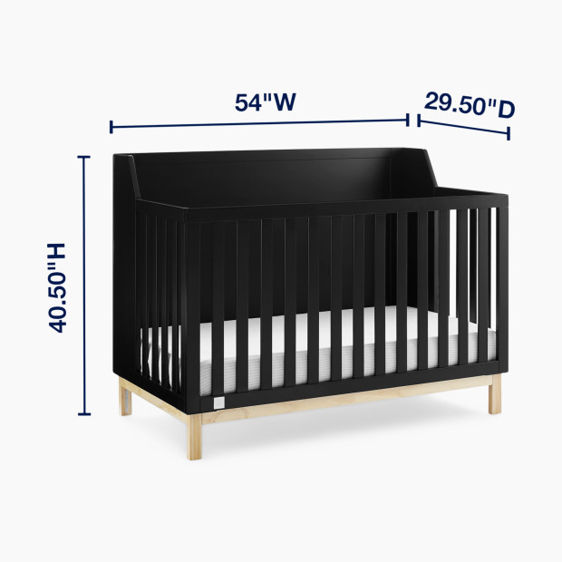 Delta Children babyGap Oxford 6-in-1 Convertible Crib - Ebony/Natural.