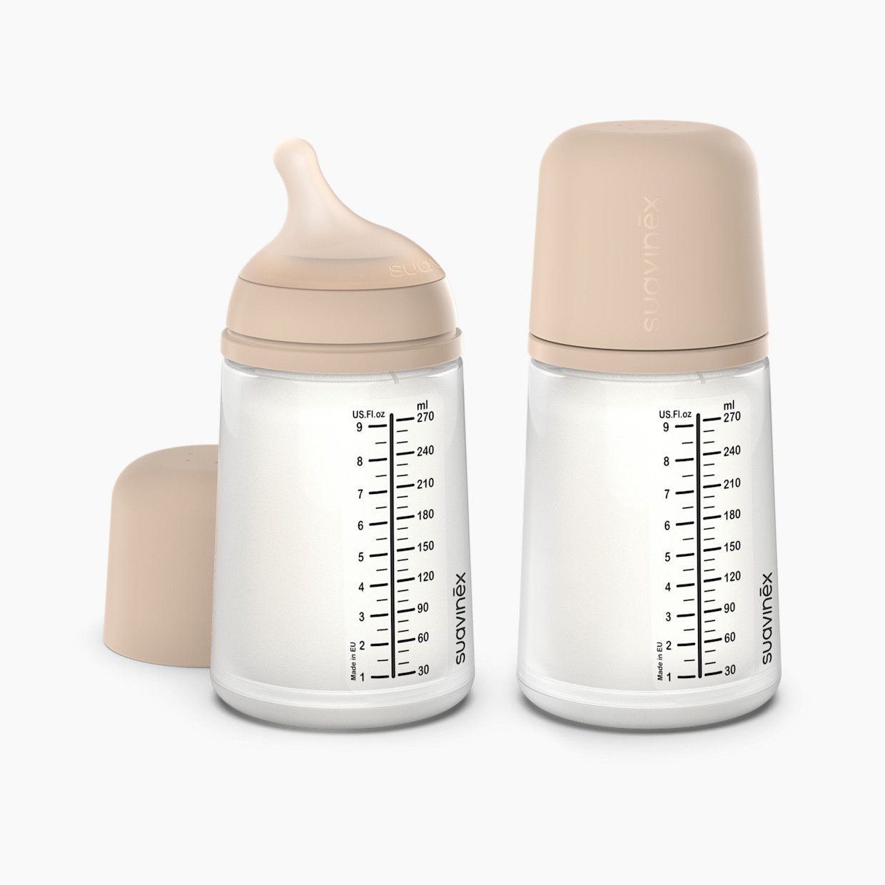 Suavinex Zero Zero Anti-Colic Bottle - Light, 9 Oz, 2.