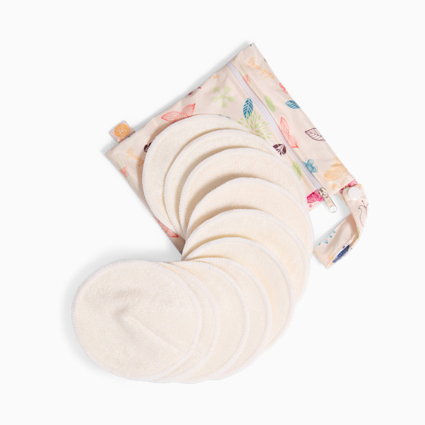 Kindred Bravely Organic Bamboo Breast Pads (10 Pack) - Beige/White, Regular, 10 - $16.90.