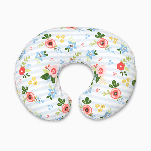 Boppy Original Support Nursing Pillow - Blue/Pink Posey.