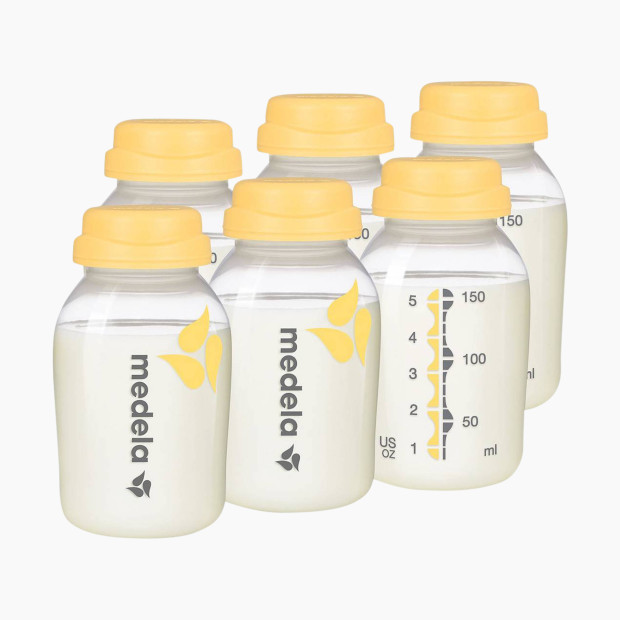  Medela Silicone Breast Milk Collector, Milk Saver with  Spill-Resistant Stopper, Suction Base and Lanyard, 3.4 oz/100 mL : Baby
