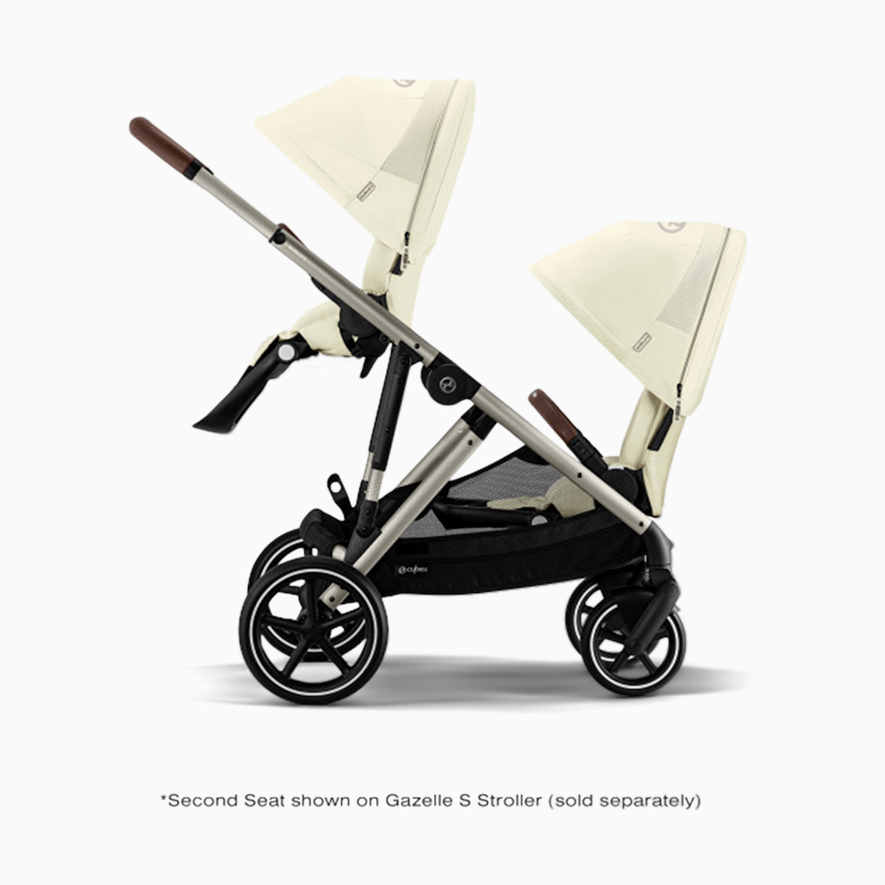 Cybex eGazelle/Gazelle S Second Seat - Seashell Beige.