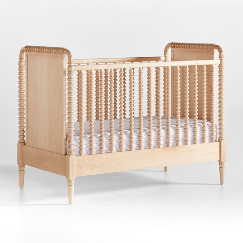 Jenny Lind Maple Wood Spindle Convertible Baby Crib.