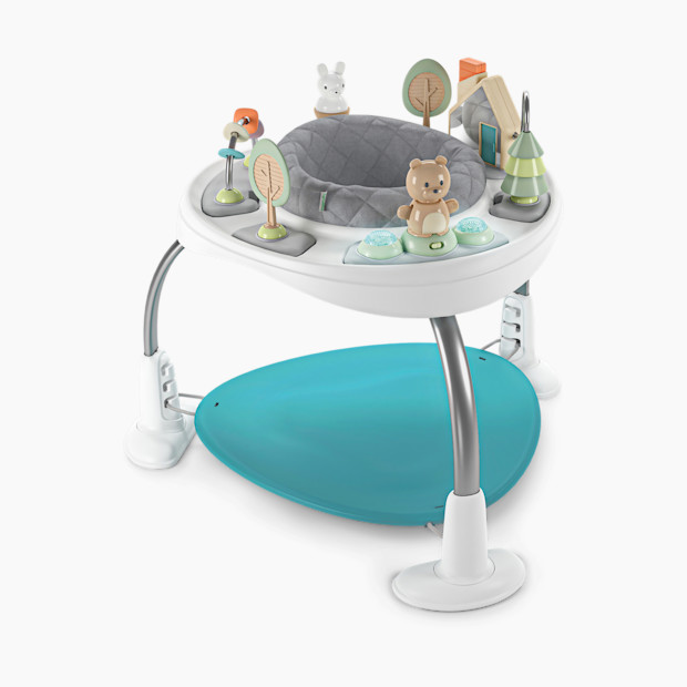 Ingenuity Spring & Sprout 2-in-1 Activity Jumper & Table.