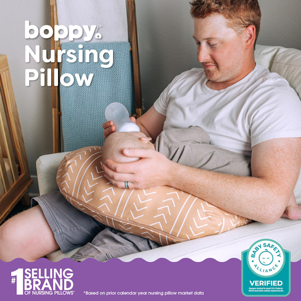 Boppy Boppy x Babylist Nursing Pillow with Organic Cotton Cover.