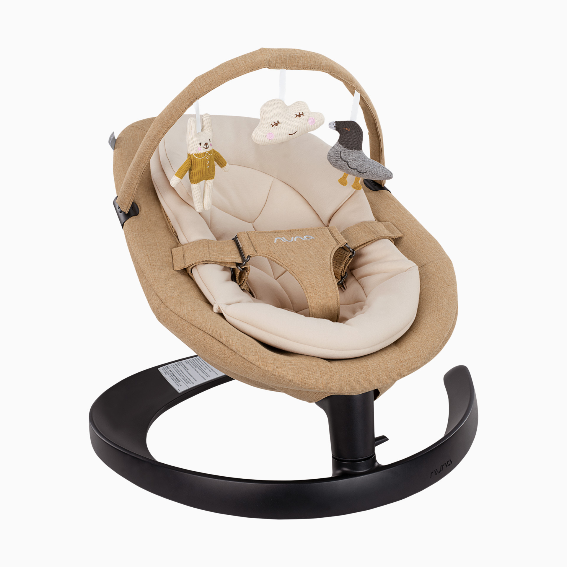 Nuna LEAF Grow Baby Seat & Rocker with Toy Bar - Macaron