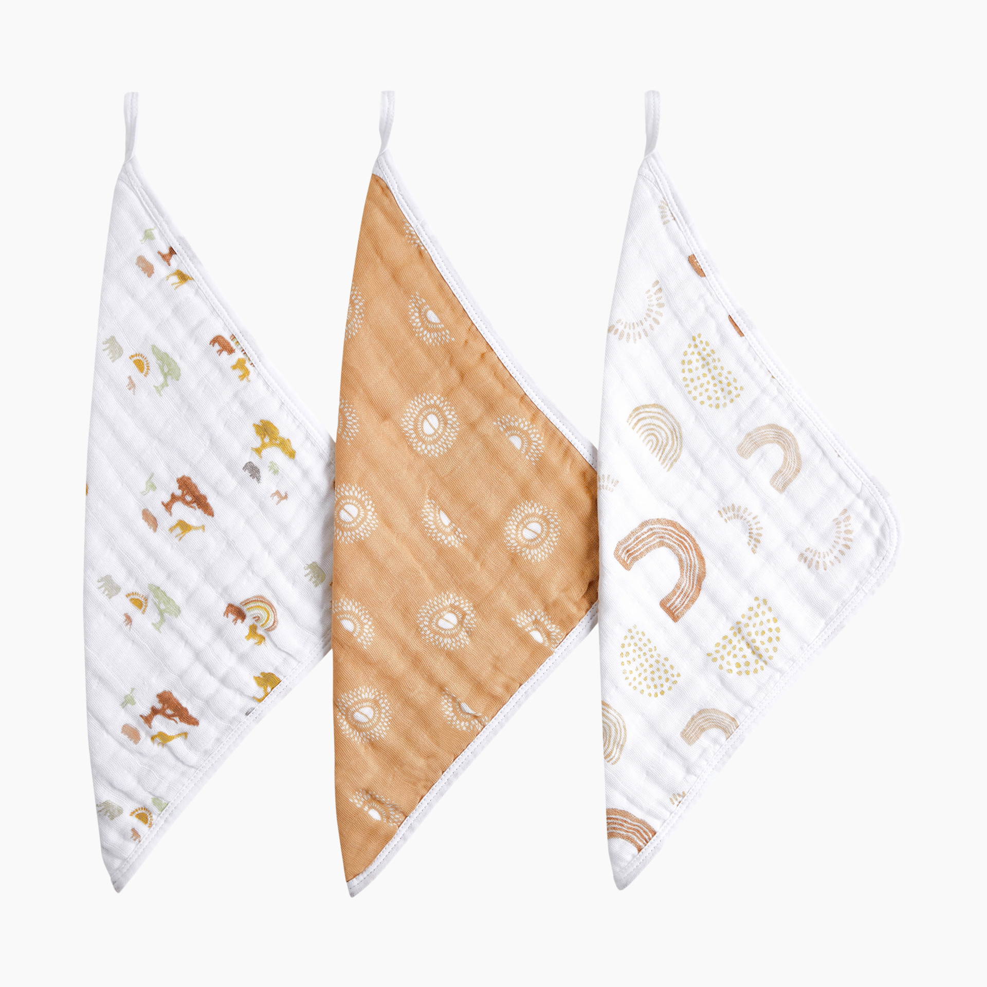Aden + Anais Cotton Muslin Squares (3 Pack) in Keep Rising