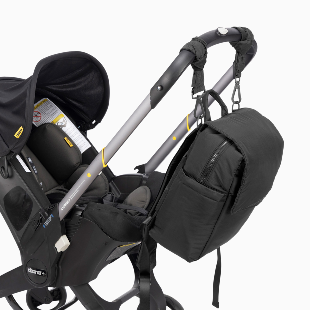 CALPAK Mini Diaper Backpack - Black.
