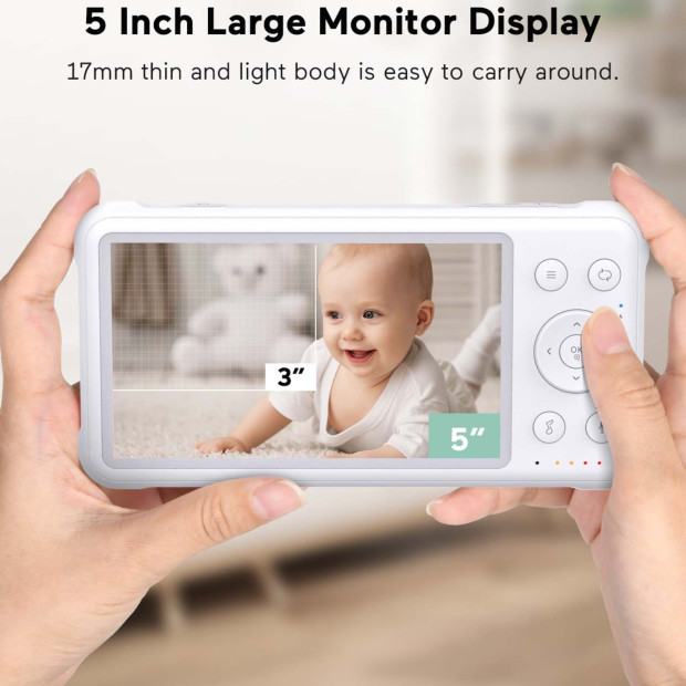 Momcozy Video Baby Monitor - White.