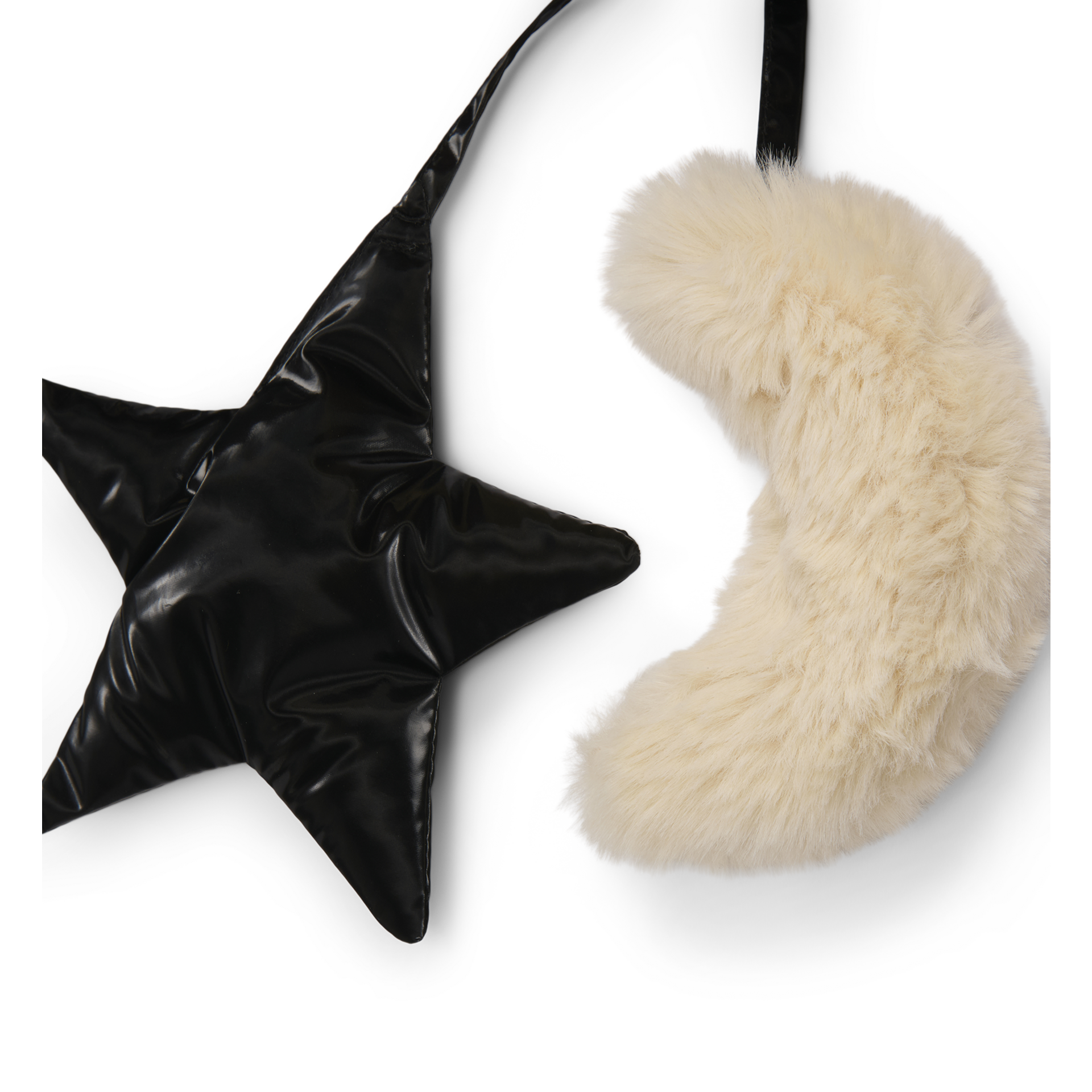 7AM Enfant Blanket 212 Evolution - Black Liquid Shine/Arctic White Faux Fur, Ushuaia, 6 M-4 T.