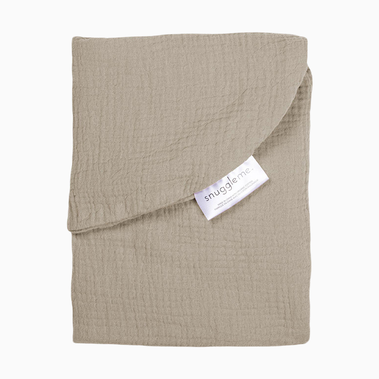 Snuggle Me Organic Infant Lounger Curve Muslin Cover - Birch.