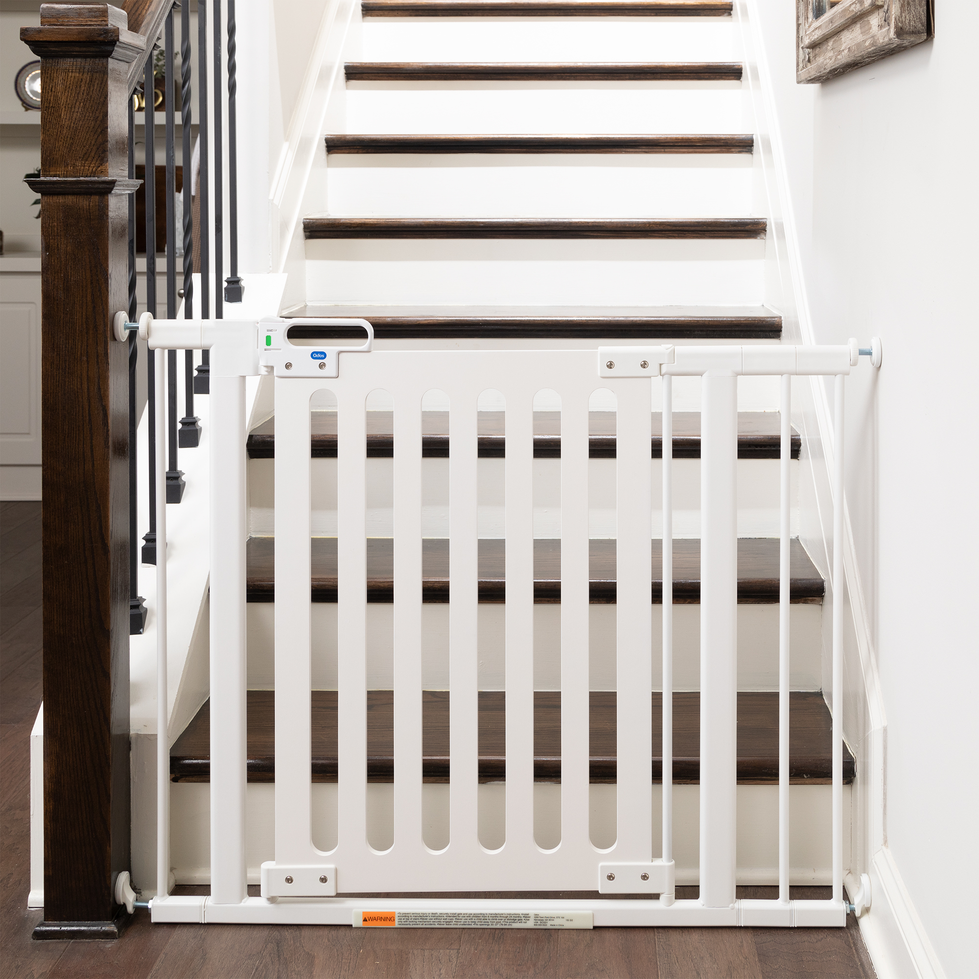 Qdos Crystal Clear Acrylic Gate Hardware Mount White Babylist Shop