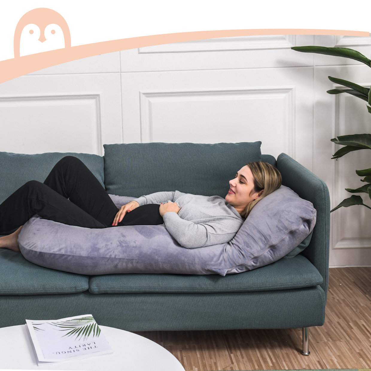 Momcozy Pregnancy Pillow.