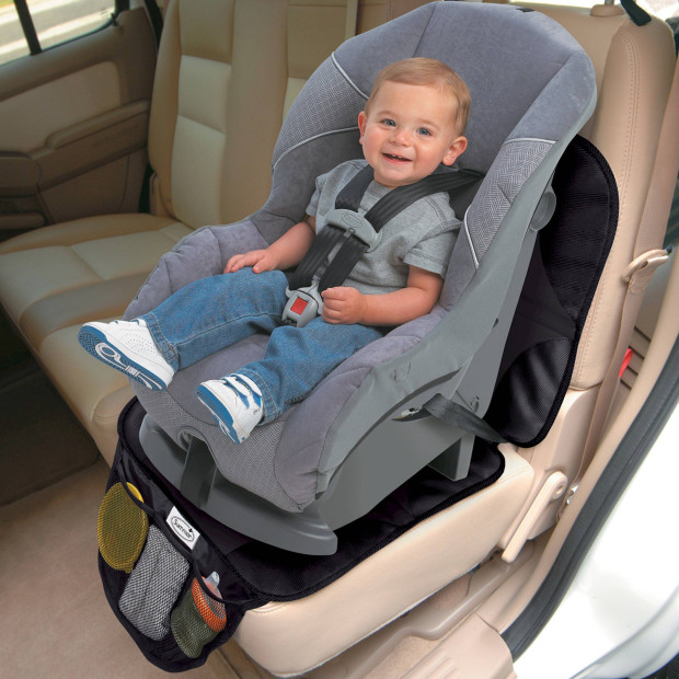 Summer Duomat Car Seat Protector - Black & Grey.