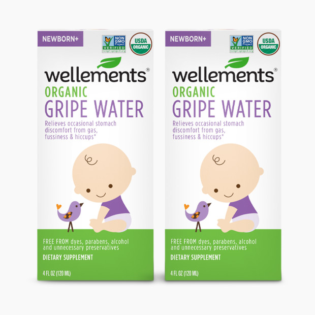Wellements Organic Nighttime Gripe Water for Babies {Gas Relief}