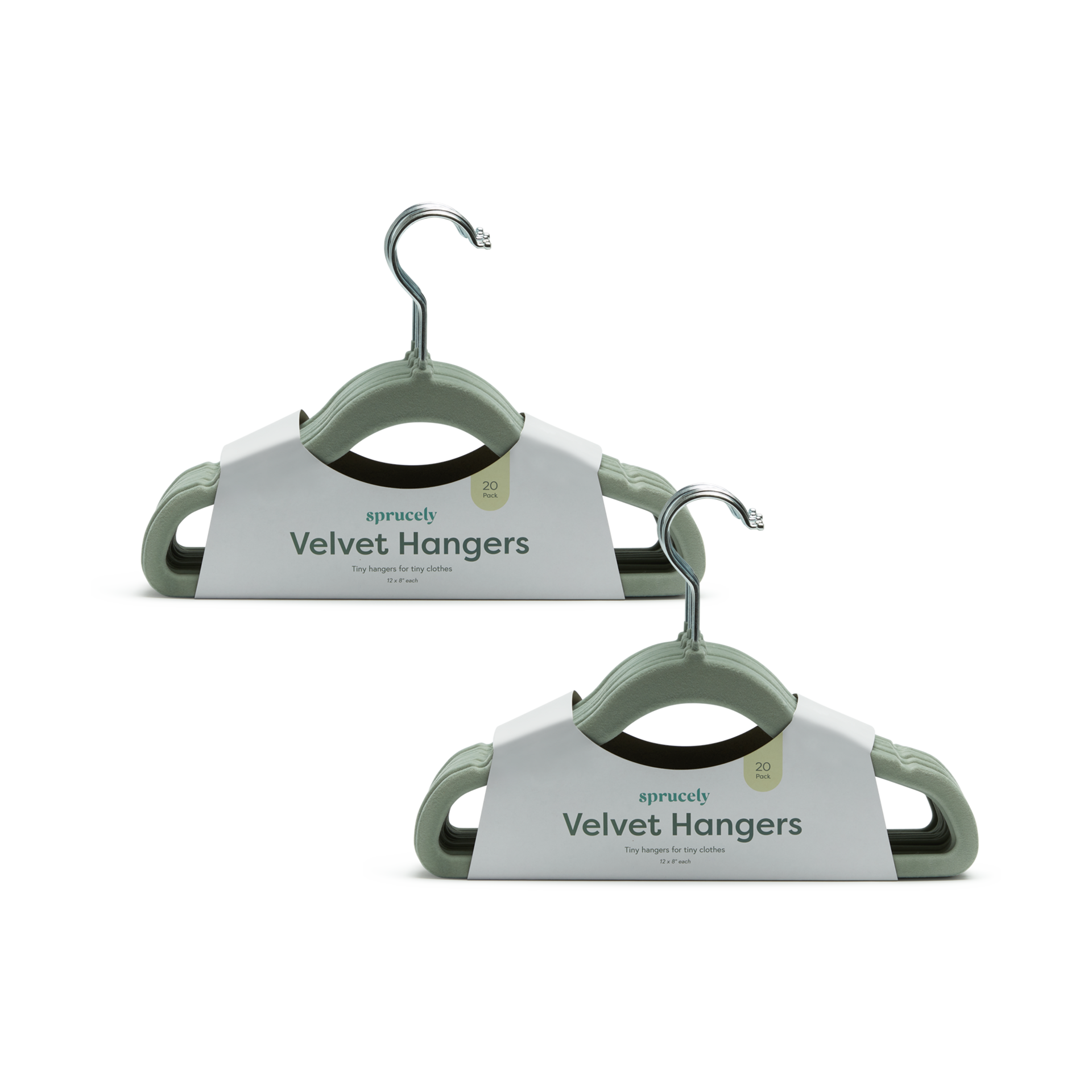 Sprucely Non-Slip Velvet Hangers.