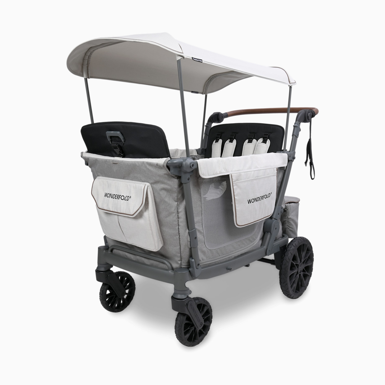 WonderFold Wagon L4 Quad Stroller Wagon - Gray.