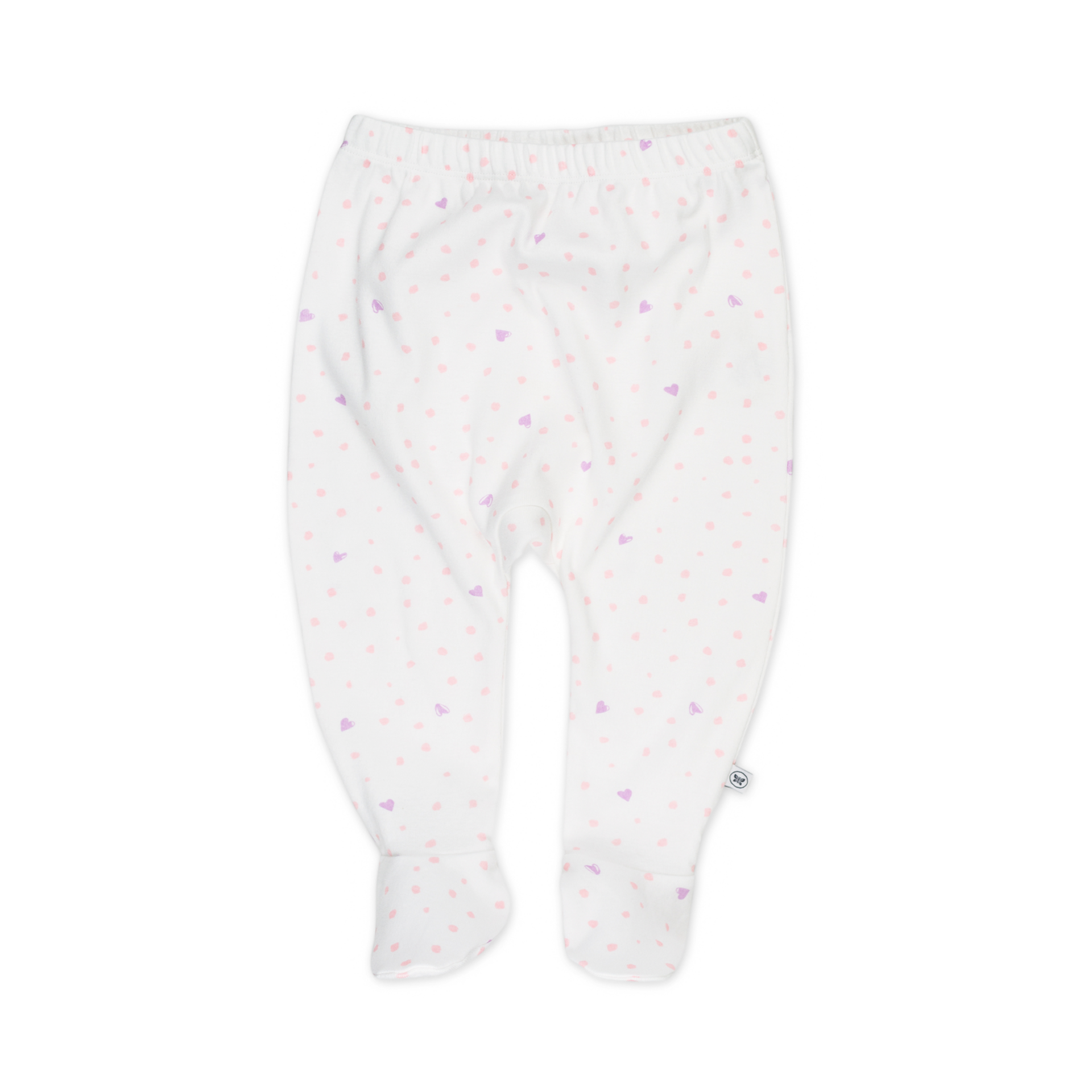 Honest Baby Clothing 3-Pack Organic Cotton Footed Harem Pants.