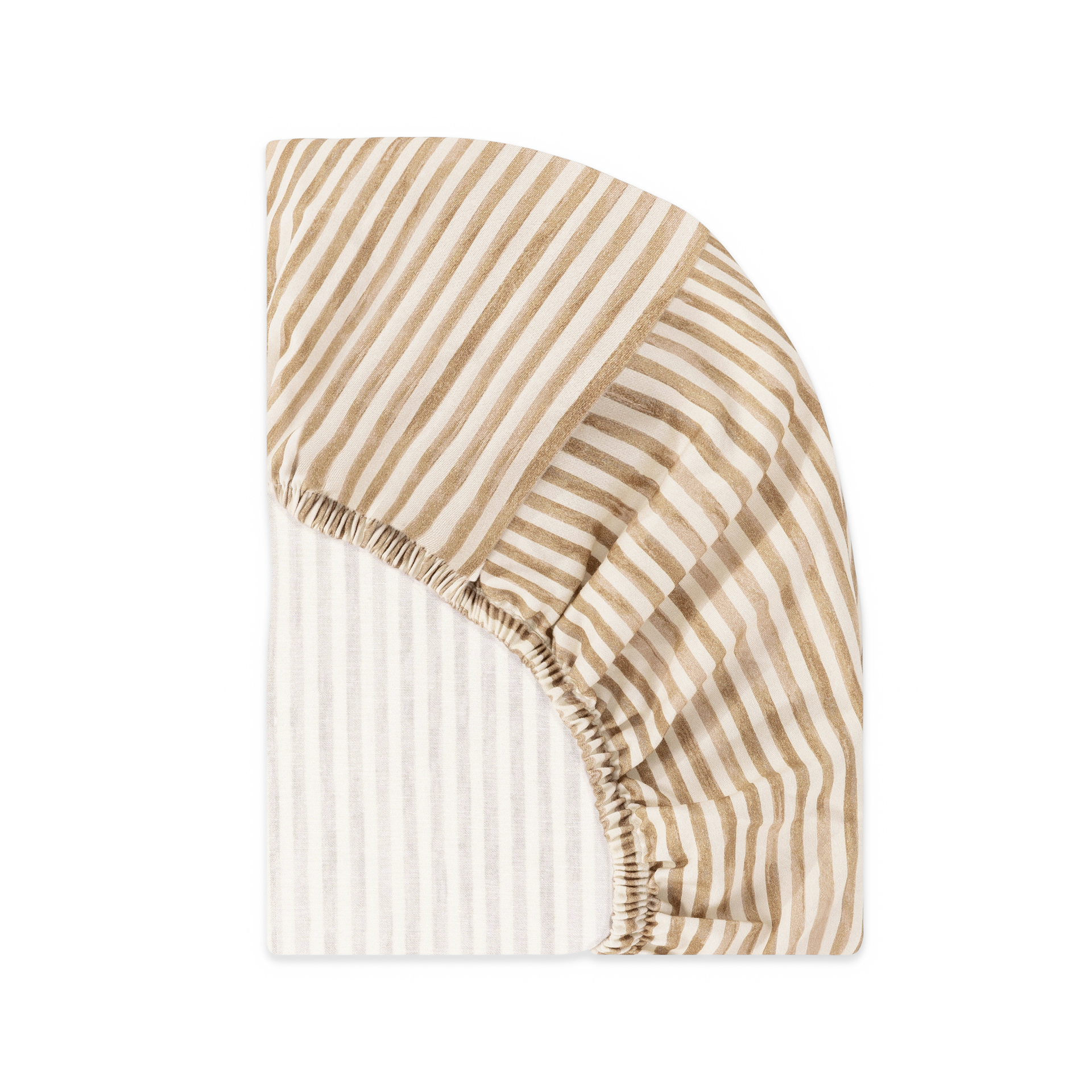 babyletto All-Stages Organic Brushed Cotton Bassinet Sheet - Autumn Stripe.